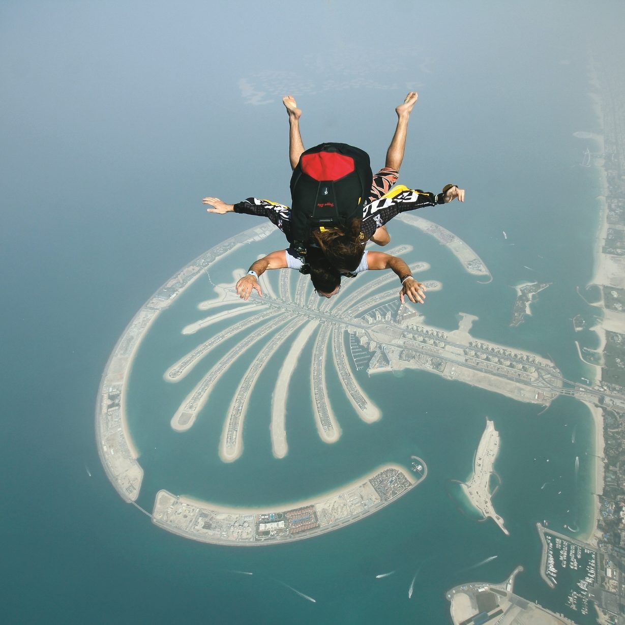 instyletouristik-dubai-Skydiving over Palm Jumeirah