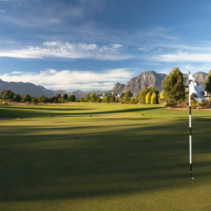 Instyle Touristik – ©FinestTravelAfrica – Golfreise Südafrika – Wein & WildlifePearl Valley_with flag