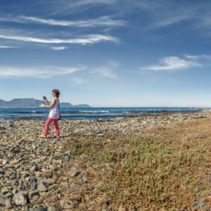 InstyleTouristik_Kapstadt, Wale & Big Five_copyright FTA WC_Area CPT_View from Robben Island to Table Bay_SAT-000-1972G